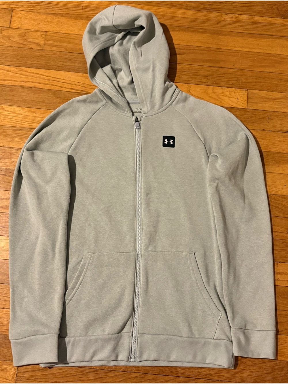 Under Armour Pale Gray Full-Zip Hoodie